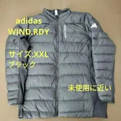サイズ:XXL アディダス ゴルフ ダウンジャケット WIND.RDY 黒
