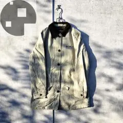 ランズエンド　企業ロゴ　ワークジャケット　カバーオール　一点物　希少　古着