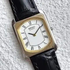 【新品電池】SEIKO タンク コンビ 7320-5060 レディース腕時計