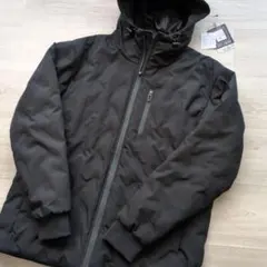 TEX　シームレス中綿ジャケット　黒　L　ブルゾン　ジャンパー　防風　撥水