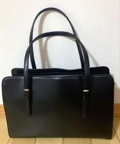 ビジネスバッグ トートバッグ ブラック 就活用レディースのサムネイル