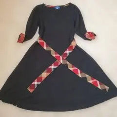 ⭐良品⭐BLUE LABEL CRESTBRIDGE 七分袖 ワンピース