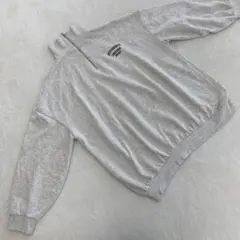 INGNI トレーナー グレー ハーフジップ ロゴ刺繍 長袖 Mサイズ