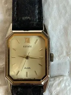 タンク ローマン文字盤 ALBA ESTATE クォーツのサムネイル