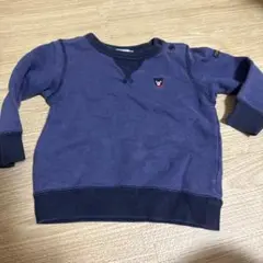 ダブルビー　トップス　トレーナー　パープル　90cm