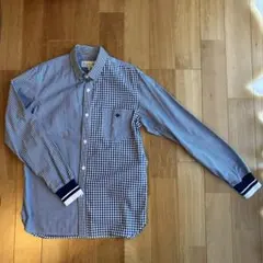 The DUFFER of St.GEORGE ギンガムチェックリブ袖シャツ　Mのサムネイル