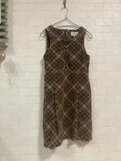 組曲　ワンピース　チェック柄　130 140 女の子　フォーマルにも　発表会