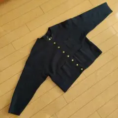 【Spick & Span】コットン95% 金ボタン カーディガン サイズF