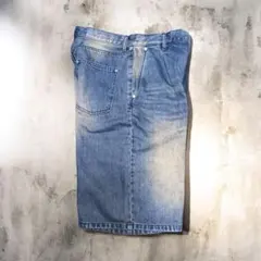 【極美品】HARE ダメージデニムバギーショーツ ライトブルー Sのサムネイル