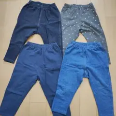 ベビー ユニクロ レギンス パンツ 4点セット 90
