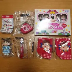 ペコちゃんミルキーキャラクターグッズセット 7点