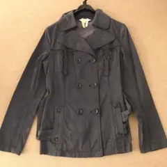 ショートトレンチコート  ジャケットコート　ミリタリージャケット　クリーニング済