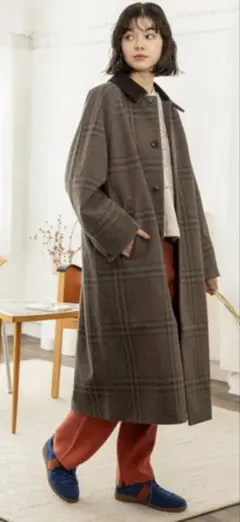 ウーリーテックステンロングコート　niko and...