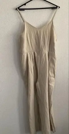 新品未使用　レトロガール　サロペット　ベージュ　　　Y