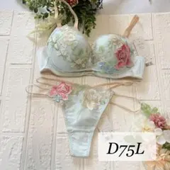 【新品】wacoal サルート 11 リボンブラ　ソングセット D75L SX