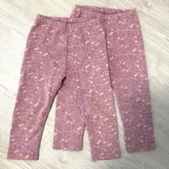 UNIQLO 裏起毛レギンス2本セット