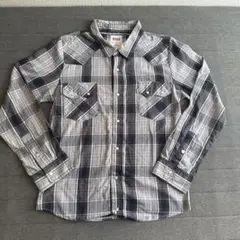 【美品】Levi's チェックシャツ XXL ウエスタン 長袖 モダン アメカジ
