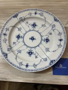 未使用 ロイヤルコペンハーゲン ブルーフルーテッド フルレース 