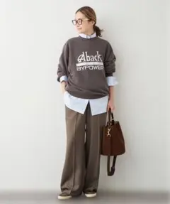 ドゥーズィエムクラス　thrilling スウェット No2　ブラウン