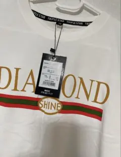 TRIPLE STAR DIAMOND SHINE 七分袖トレーナー 160