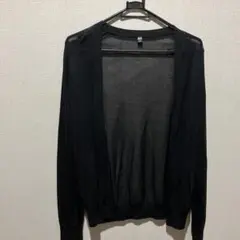 UNIQLOユニクロ黒いVネックカーディガン