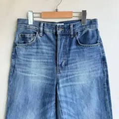 ZARA ザラ　レディース　デニムパンツ　ジーンズ　ストレート　ワイド　M
