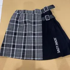 JENNI LOVE インナーパンツ付きチェック柄スカート150