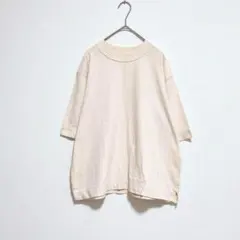 UNIQLO♡レディース モックネック 5分袖カットソー コットン100% L