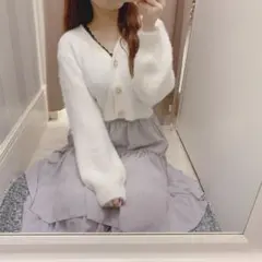 evelyn シャギービジューカーデ カーディガンのサムネイル
