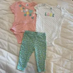 【美品】Carter's 半袖ロンパース　レギンス　セット