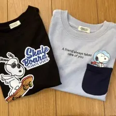 スヌーピー Tシャツ 2枚セット　120