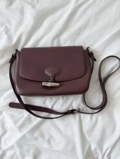 リ*エ様 LONGCHAMP ロンシャン ショルダーバッグ ボルドー
