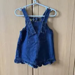 韓国こども服　80 デニムジャンパースカート