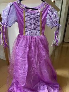 【140】ディズニー風　ラプンツェル姫 ハロウィン衣装お誕生日プレゼント女の子