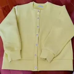 イエロー 長袖カーディガン サイズ150
