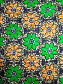 送料込み⑱Ｅアフリカンプリント＊パーニュ＊キテンゲ＊アフリカンバティック