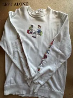 LEFT ALONE イラスト付きスウェット