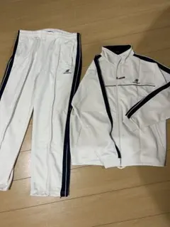 new balance メンズジャージ上下セット ホワイト
