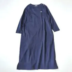 新品◼︎LACOSTE × BEAMS BOY 別注ポロロング ワンピース36 LACOSTE × BEAMS BOY /別注ポロワンピースブラック36