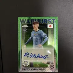 MATTY WARHURST 直筆サインカード