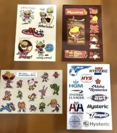 【正規品】HYSTERIC MINI ポストカード ステッカーシート4枚セット