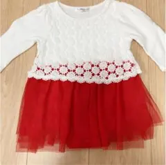 ワンピース　ベビードレス風ロンパース