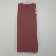 リブ編みピンクタイトスカート Mサイズ未使用