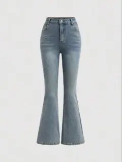 SHEIN シーイン フレアデニム ティーン
