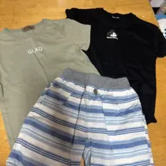 キッズ服 3点セット Tシャツ パンツ 110cm