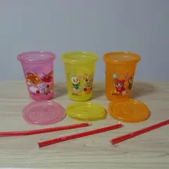 アンパンマン ストローカップ ３個セット