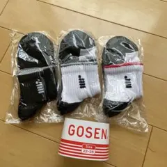 新品ゴーセンバドミントンソックス22-25 3足セットのサムネイル