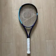 【美品　ステンシル付】ガットもまだまだ使えるDUNLOP FX500 硬式テニスのサムネイル