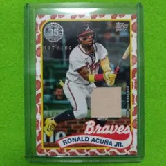 MLB　アクーニャJr　バットカード　/150 Topps