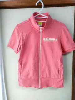 adidas 半袖ジャージ ピンク M